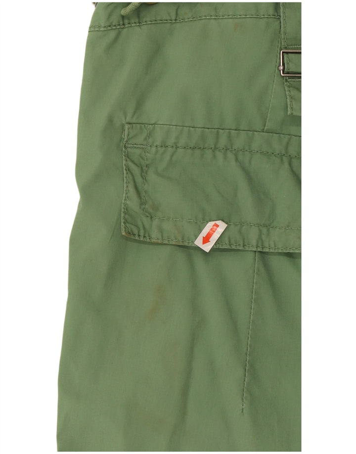 Shorts cargo feminino Calvin Klein Jeans W32 verde médio