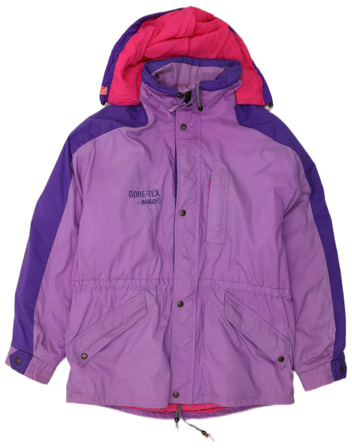 Jaqueta masculina de esqui com capuz Bailo IT 52 XL roxo Colourblock poliamida
