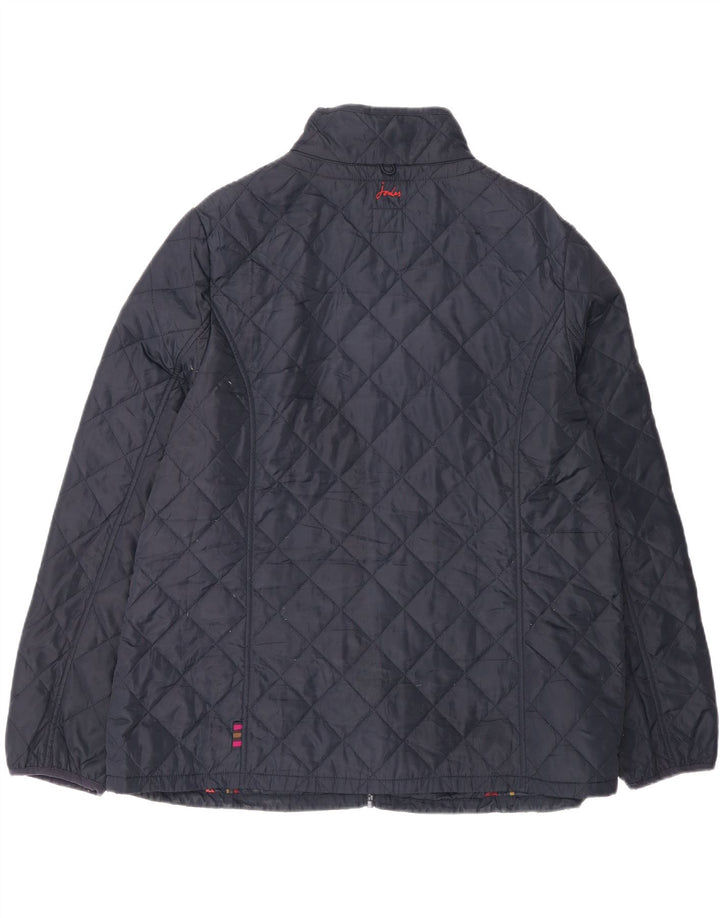 Jaqueta acolchoada feminina Joules UK 18 XL azul marinho poliéster