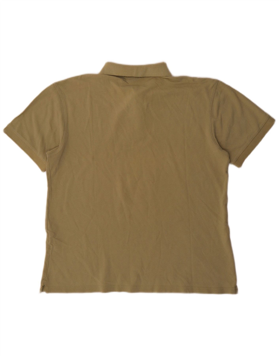 Camisa polo masculina Marlboro Classics grande algodão cáqui