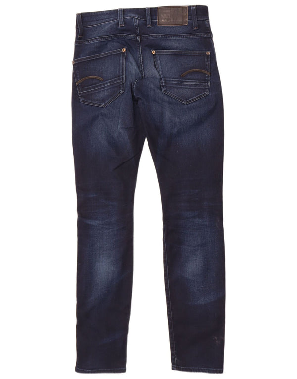G-Star Masculino Revend Slim Jeans W29 L32 Azul Marinho Algodão