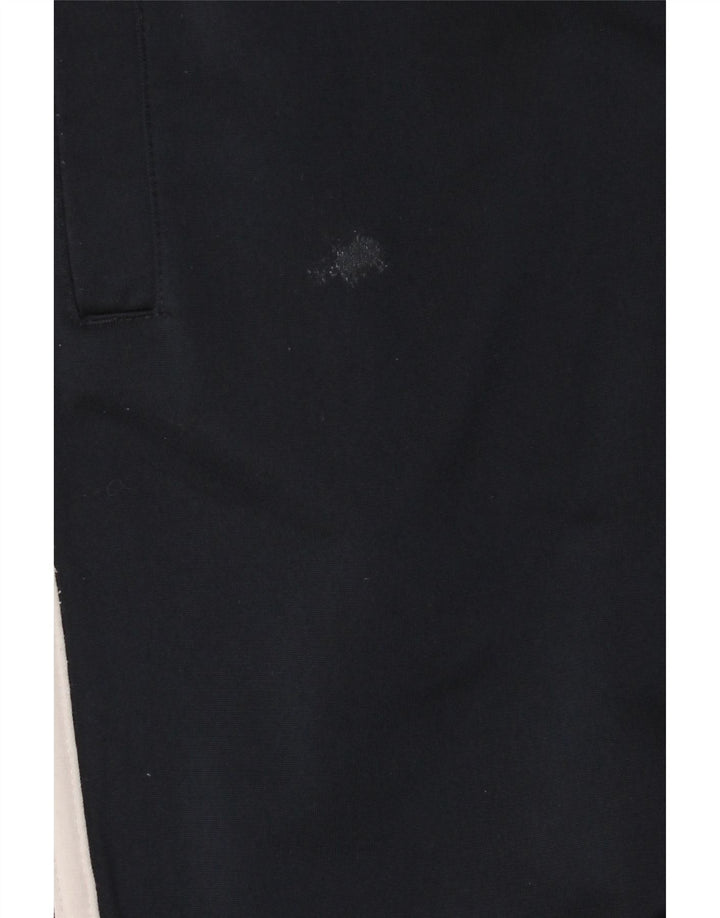 Calças de treino masculinas ADIDAS grandes poliéster azul marinho
