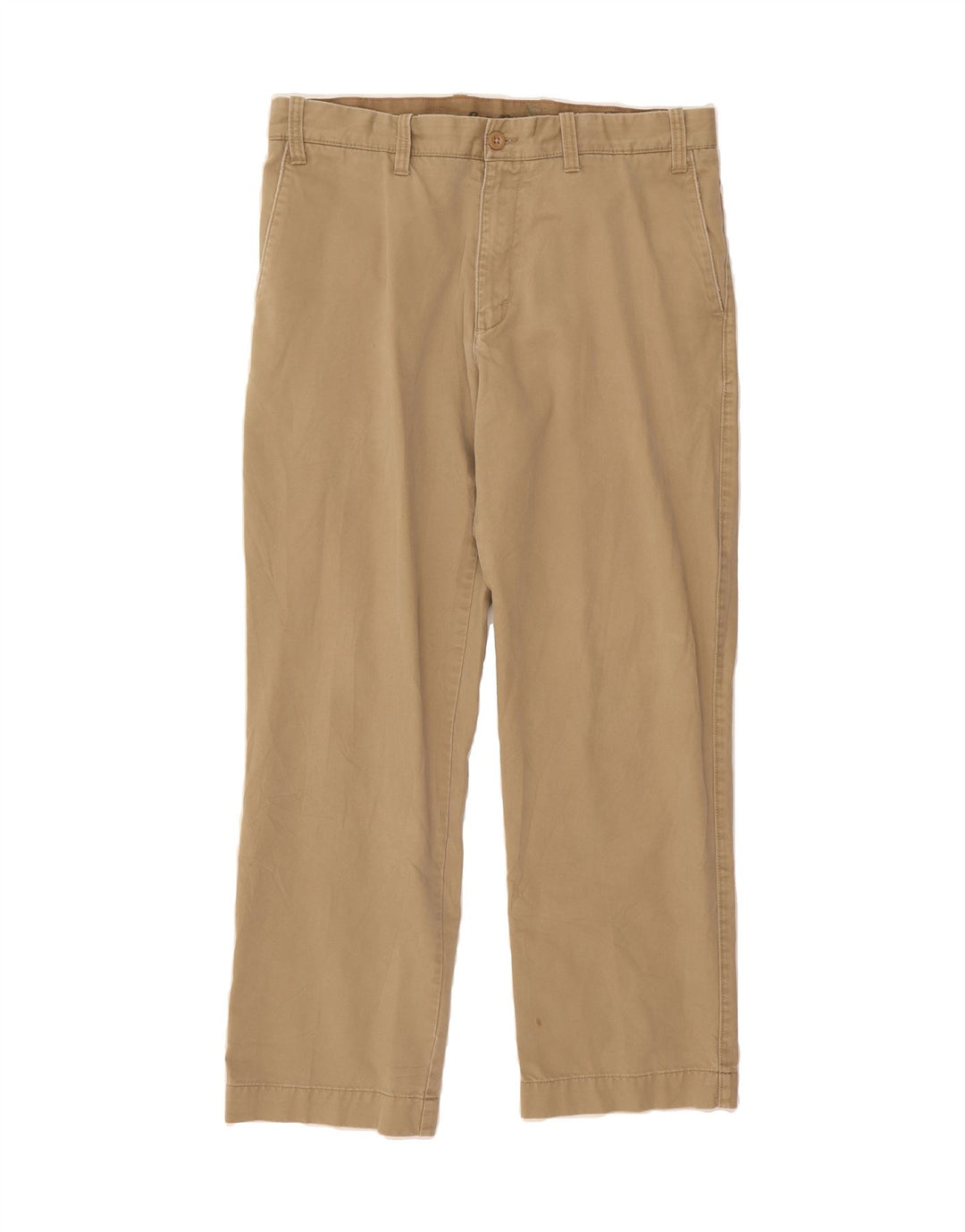EDDIE BAUER Mens Straight Chino Trousers W36 L29 Beige Cotton Vintage Eddie Bauer and Second-Hand Eddie Bauer from Messina Hembry 