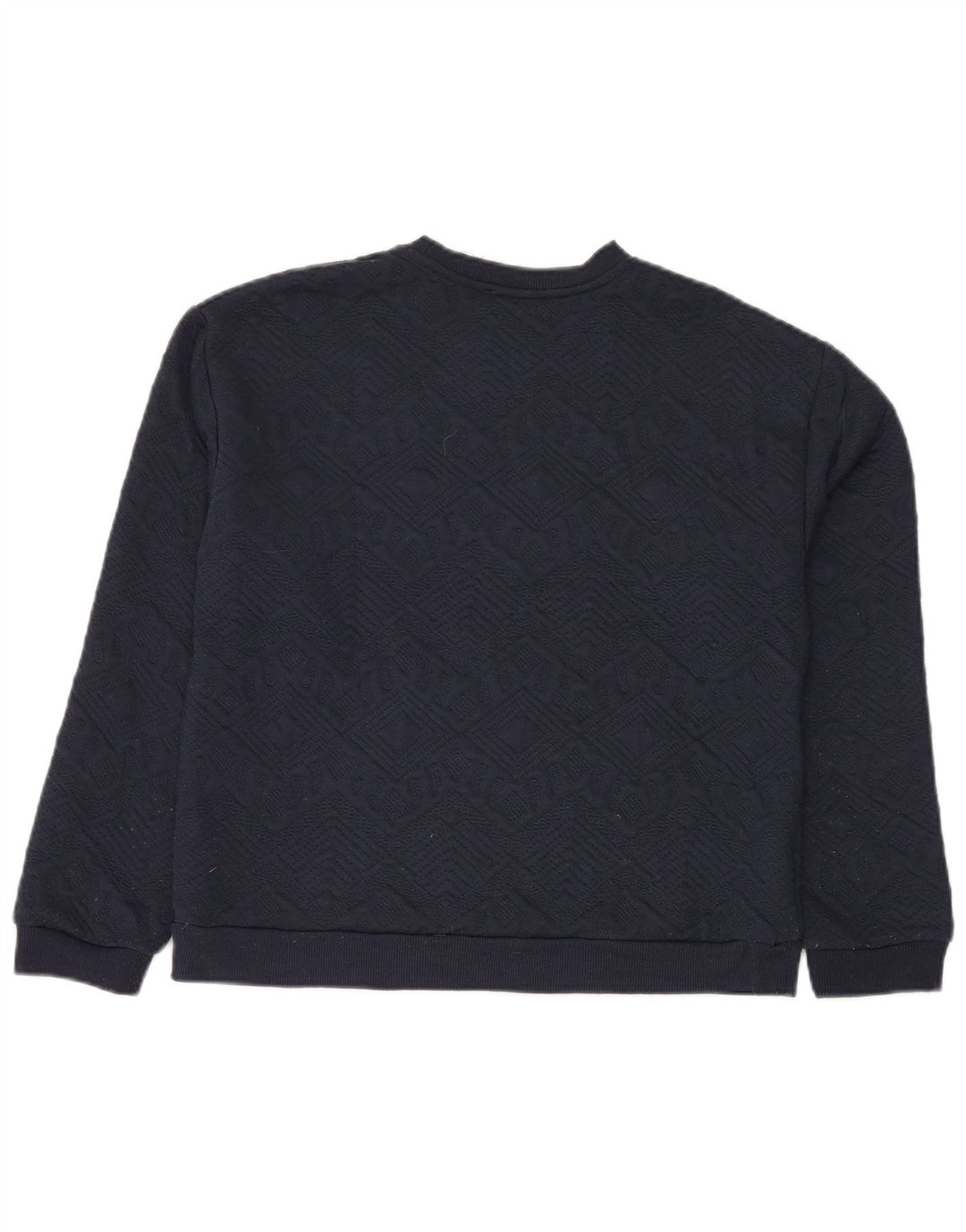 Zara Moletom Masculino Jumper Pequeno Azul Marinho Argyle/Diamante