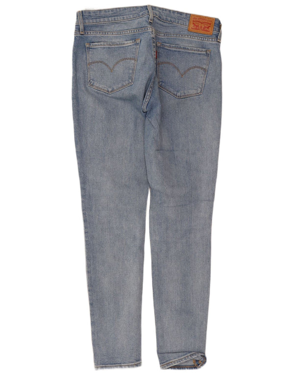 Calça jeans feminina Levi's 711 Distressed Slim W27 L28 azul algodão