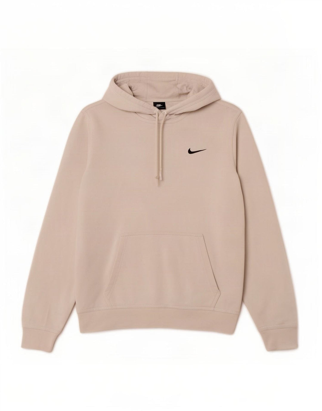 Nike Mens Hoodie Jumper Pequeno Algodão Cinza