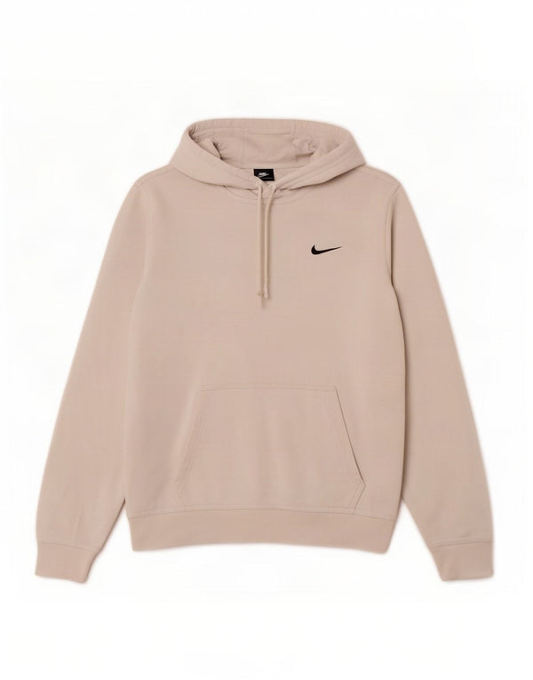 Nike Mens Hoodie Jumper Small Grey Cotton