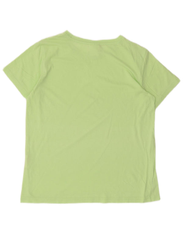 Camiseta feminina Champion UK 12 algodão verde médio