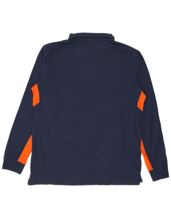 US Polo Assn. Camisa polo gráfica masculina XL azul marinho colorblock