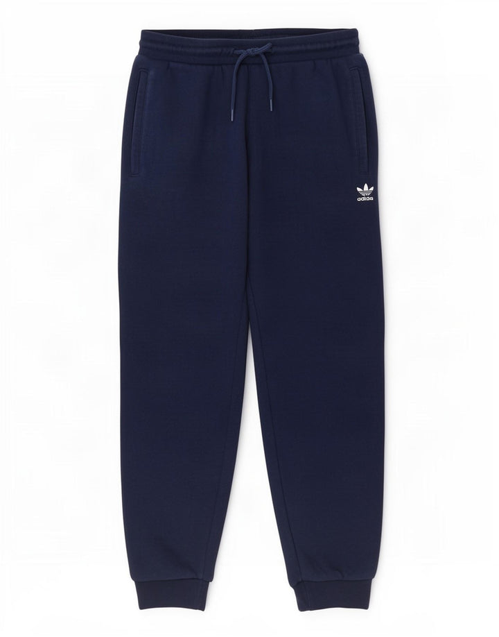 Calça de treino masculina Adidas Joggers médio azul algodão