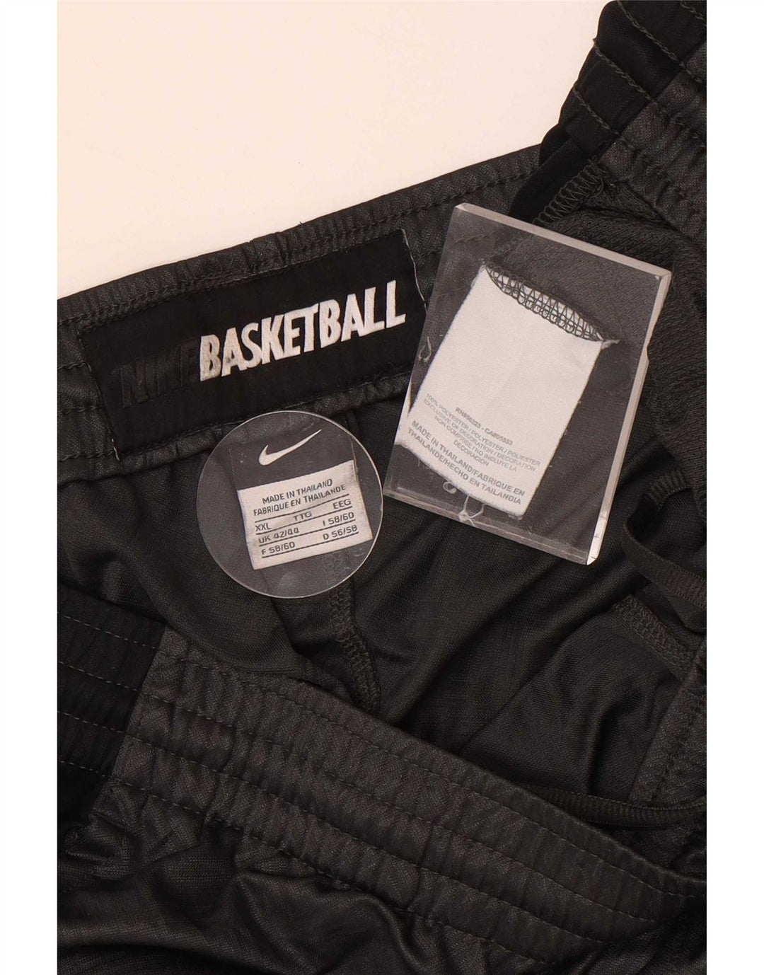 Shorts esportivos masculinos Nike 2XL cinza colorblock poliéster