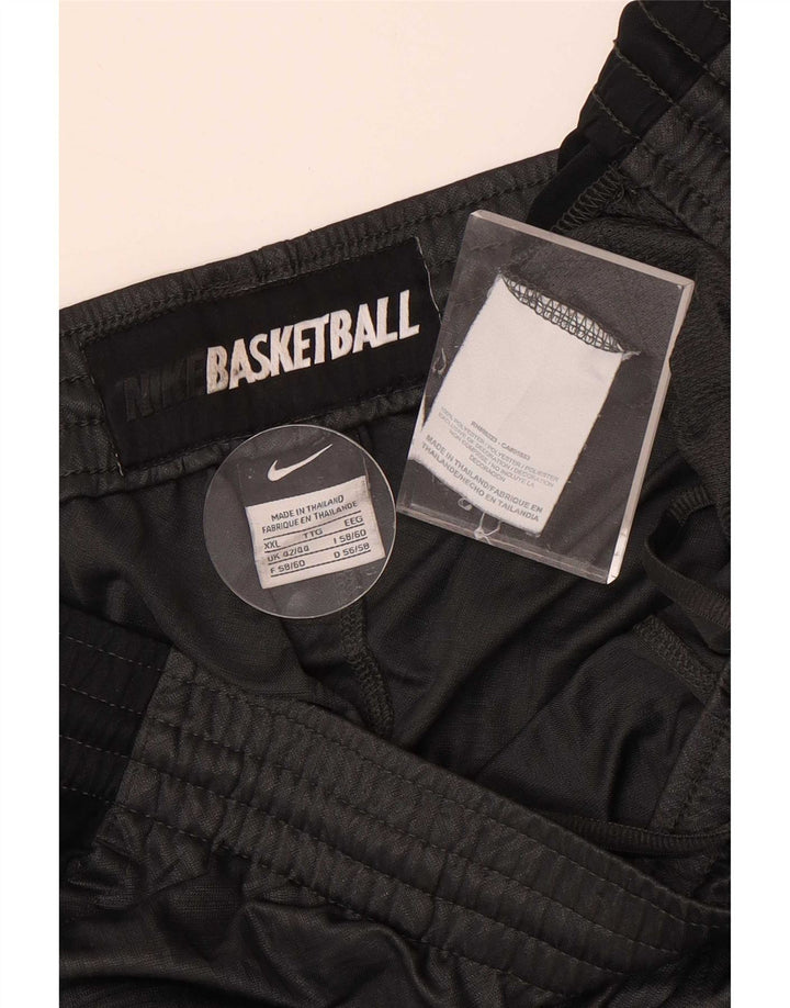 Shorts esportivos masculinos Nike 2XL cinza colorblock poliéster