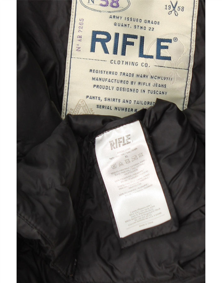 Jaqueta acolchoada feminina Rifle UK 18 XL poliamida preta