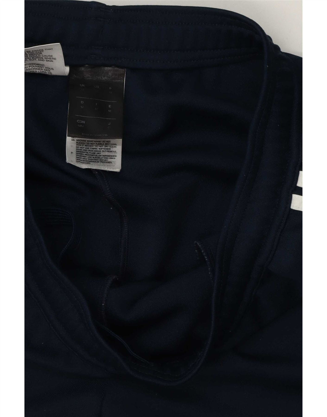 Calça de treino masculina Adidas médio azul marinho poliéster