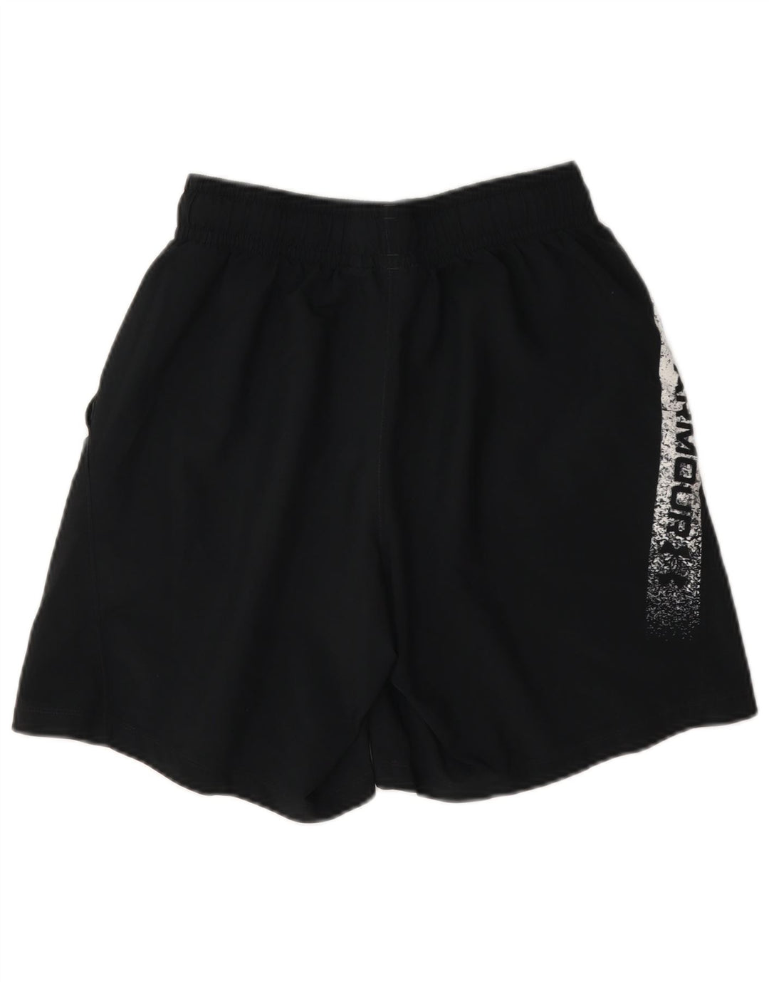 Under Armour Mens Graphic Sport Shorts Pequeno Poliéster Colorblock Preto