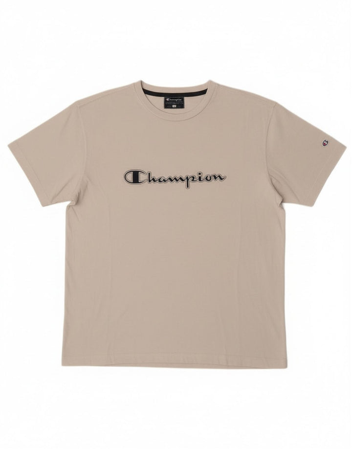 Camiseta gráfica masculina Champion XL branca