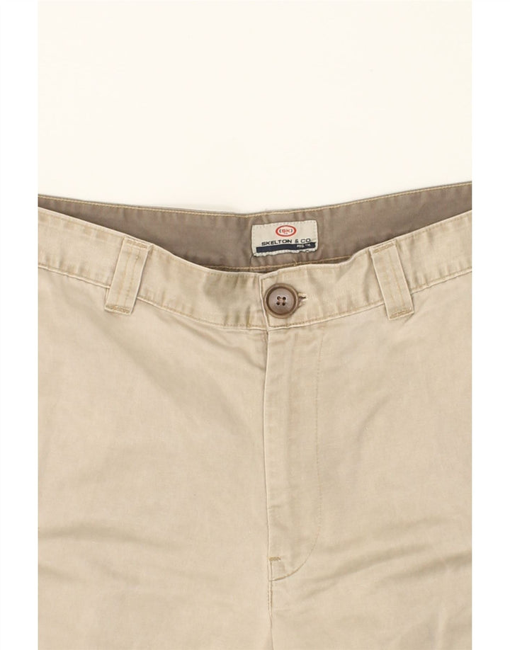 VINTAGE Womens Straight Cargo Trousers IT 52 2XL W38 L30 Beige Cotton Vintage Vintage and Second-Hand Vintage from Messina Hembry 