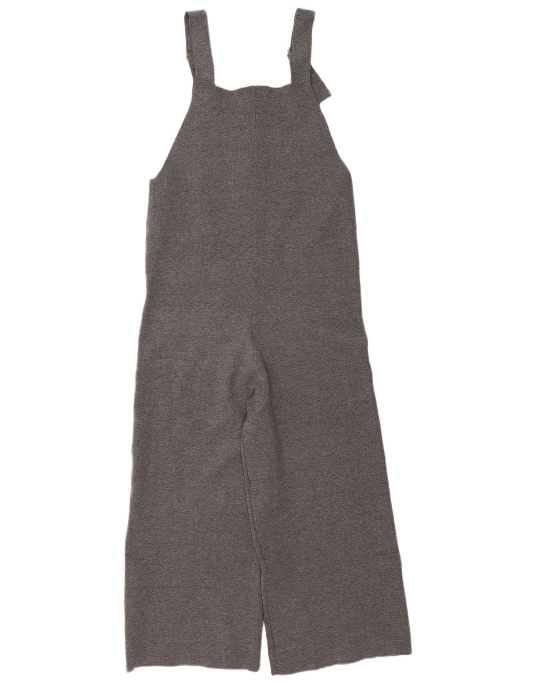Zara Macacão feminino de malha UK 12 Viscose cinza médio