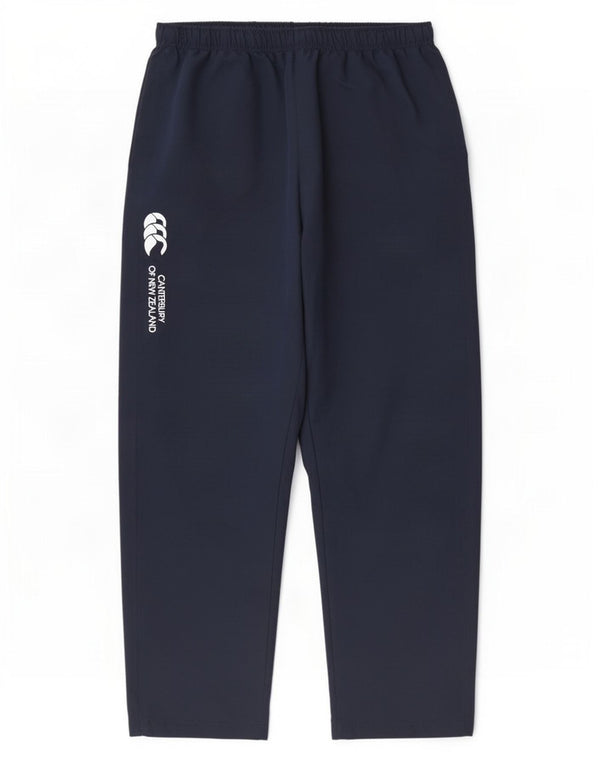 Calça corta-vento masculina Canterbury 2XL poliéster azul marinho