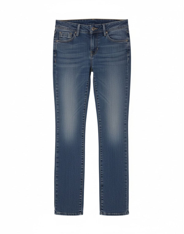 Benetton Jeans Skinny Feminino W28 L33 Azul Algodão