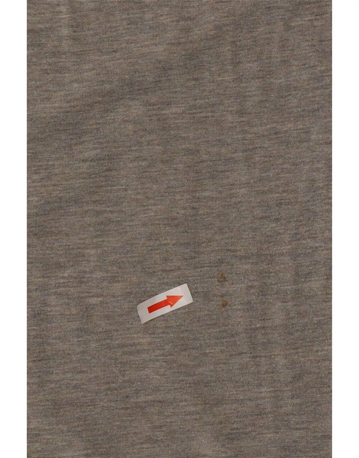 Camiseta masculina Puma Top cinza médio algodão colorblock
