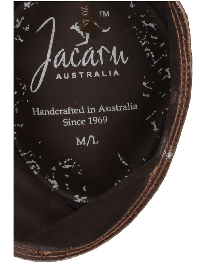 Chapéu de cowboy masculino de camurça Jacaru Australia médio/grande marrom ocidental