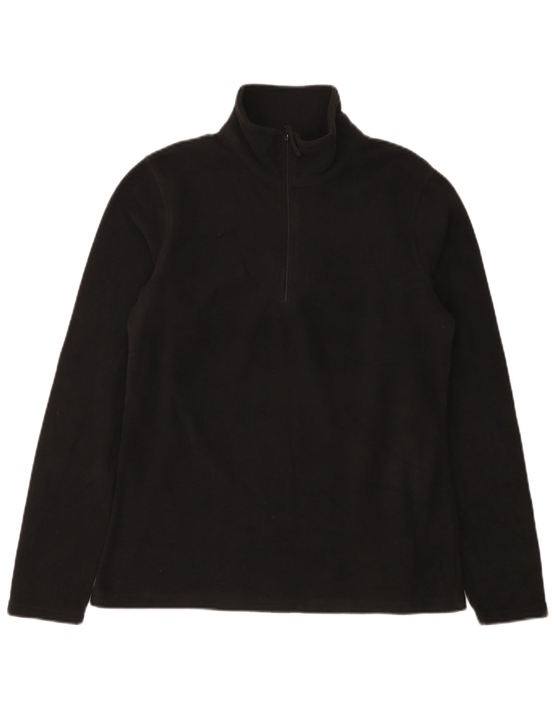 Suéter de lã feminino Mountain Warehouse com zíper e gola UK 14 médio preto