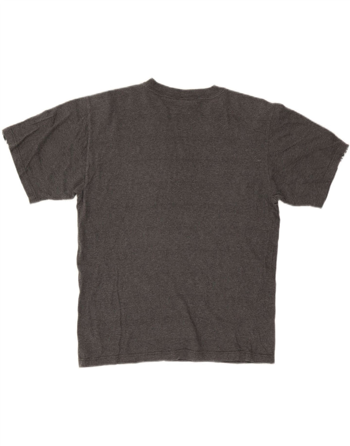 Camiseta masculina Asics Top grande algodão cinza