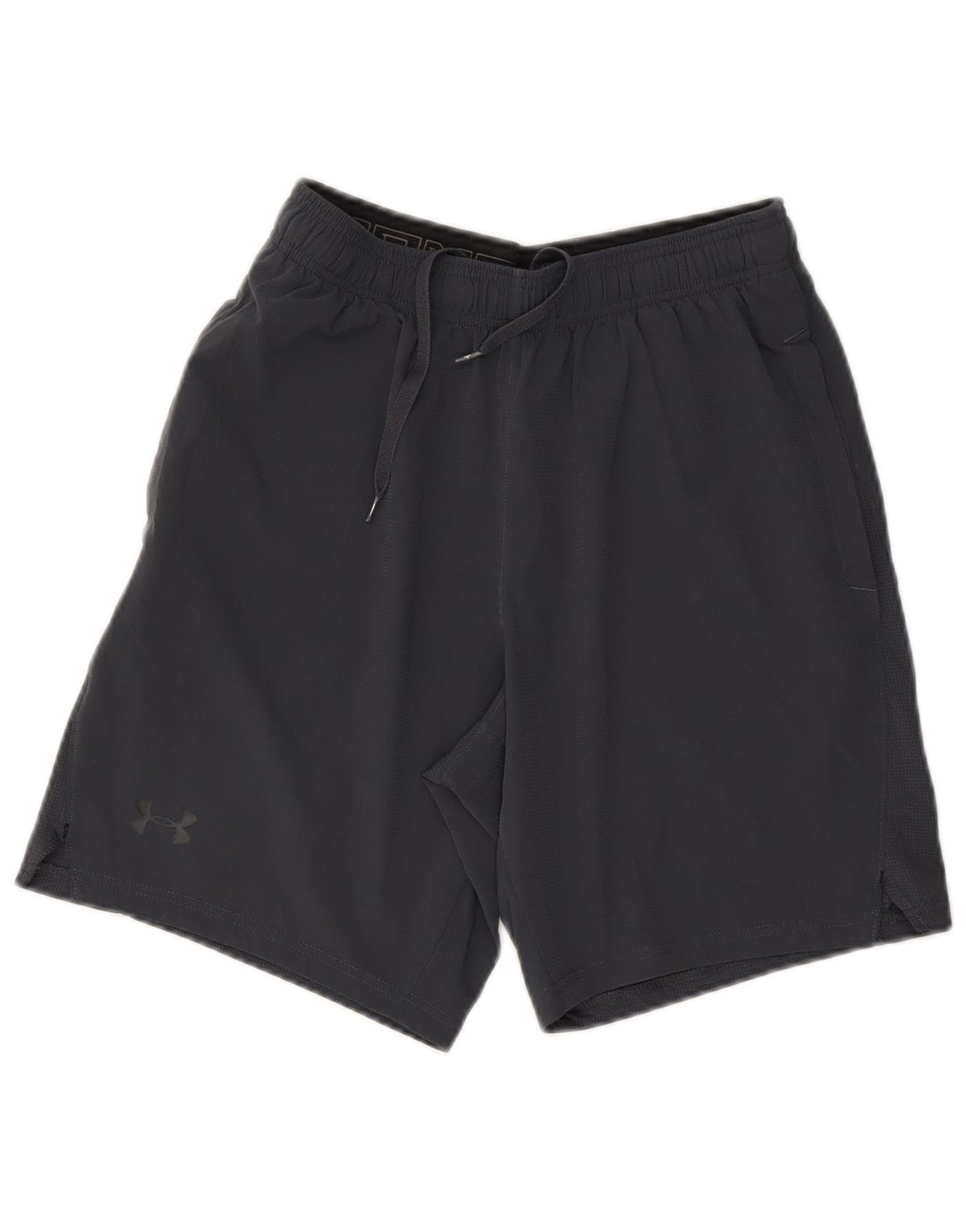 Under Armour Mens Heat Gear Sport Shorts poliéster cinza médio