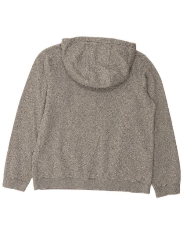 Jumper com capuz gráfico Nike Boys 13-14 anos XL cinza algodão