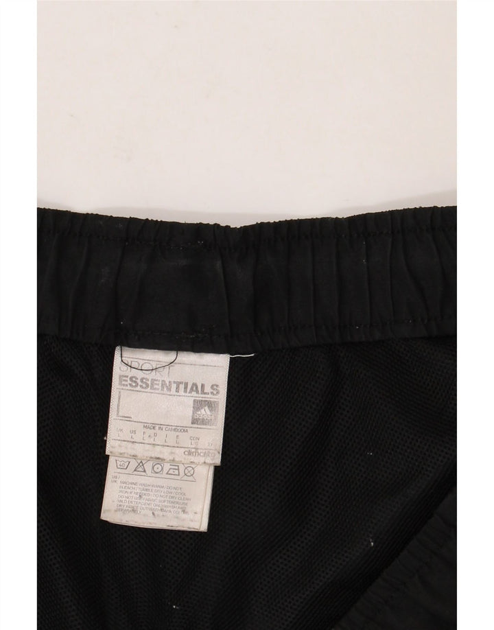 ADIDAS Mens Climalite Sport Shorts Grande Poliéster Preto