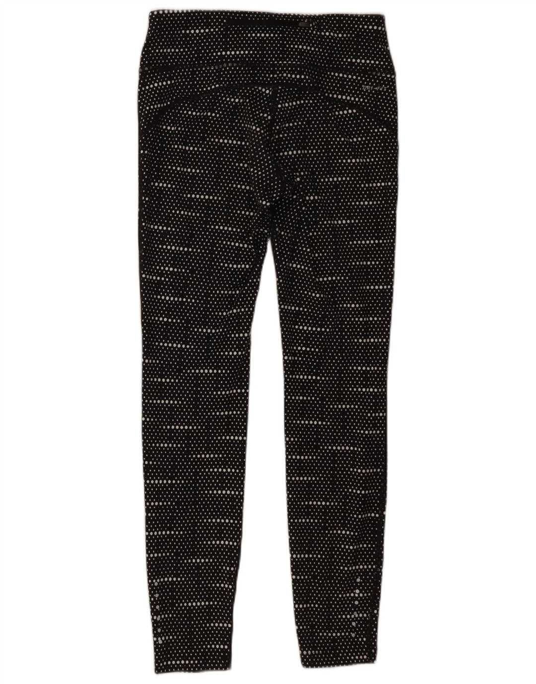 Leggings Nike Dri Fit Femininas UK 10 Pequenas Pretas Manchadas