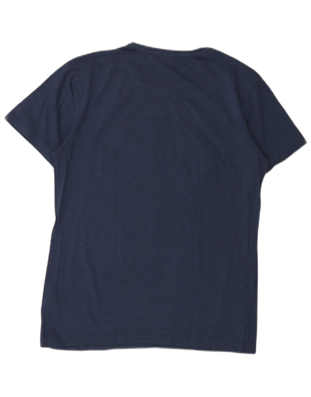 Camiseta gráfica masculina Gaudi Top grande algodão azul marinho