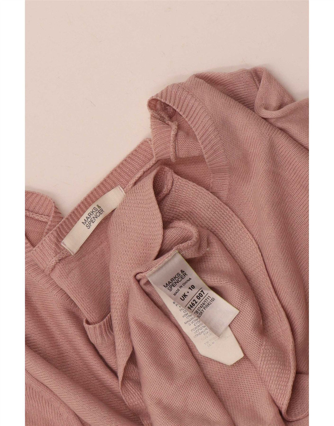 Vestido túnica feminino Marks & Spencer Reino Unido 10 pequeno acrílico rosa