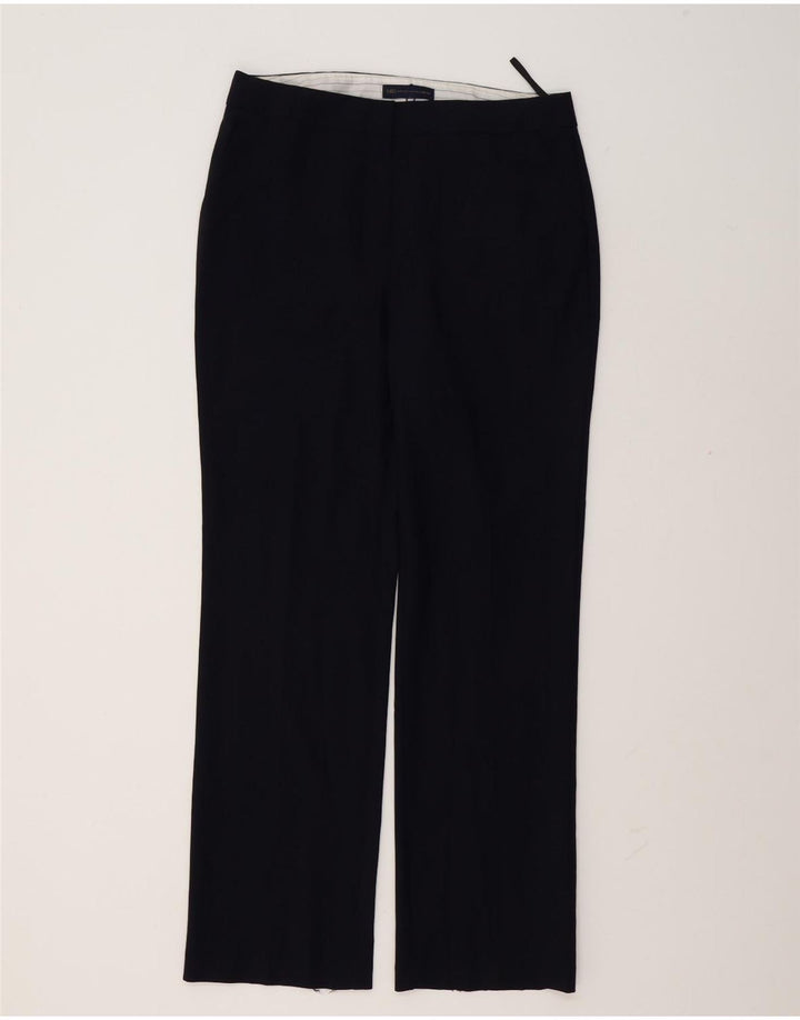 Calça Chino Feminina Marks & Spencer Reino Unido 12 Médio W32 L32 Azul Marinho
