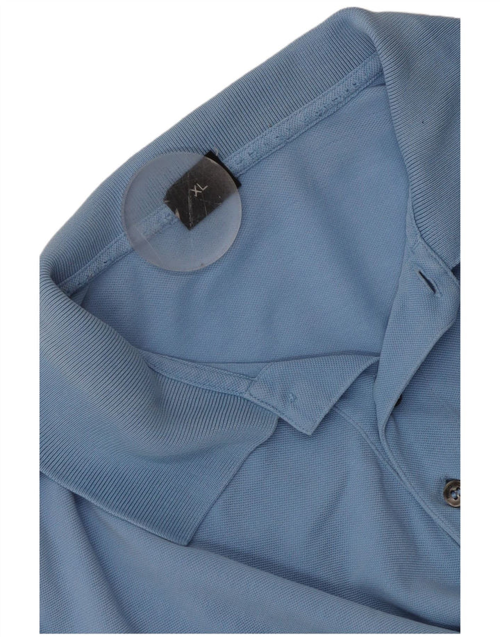 Camisa polo masculina HUGO BOSS XL algodão azul