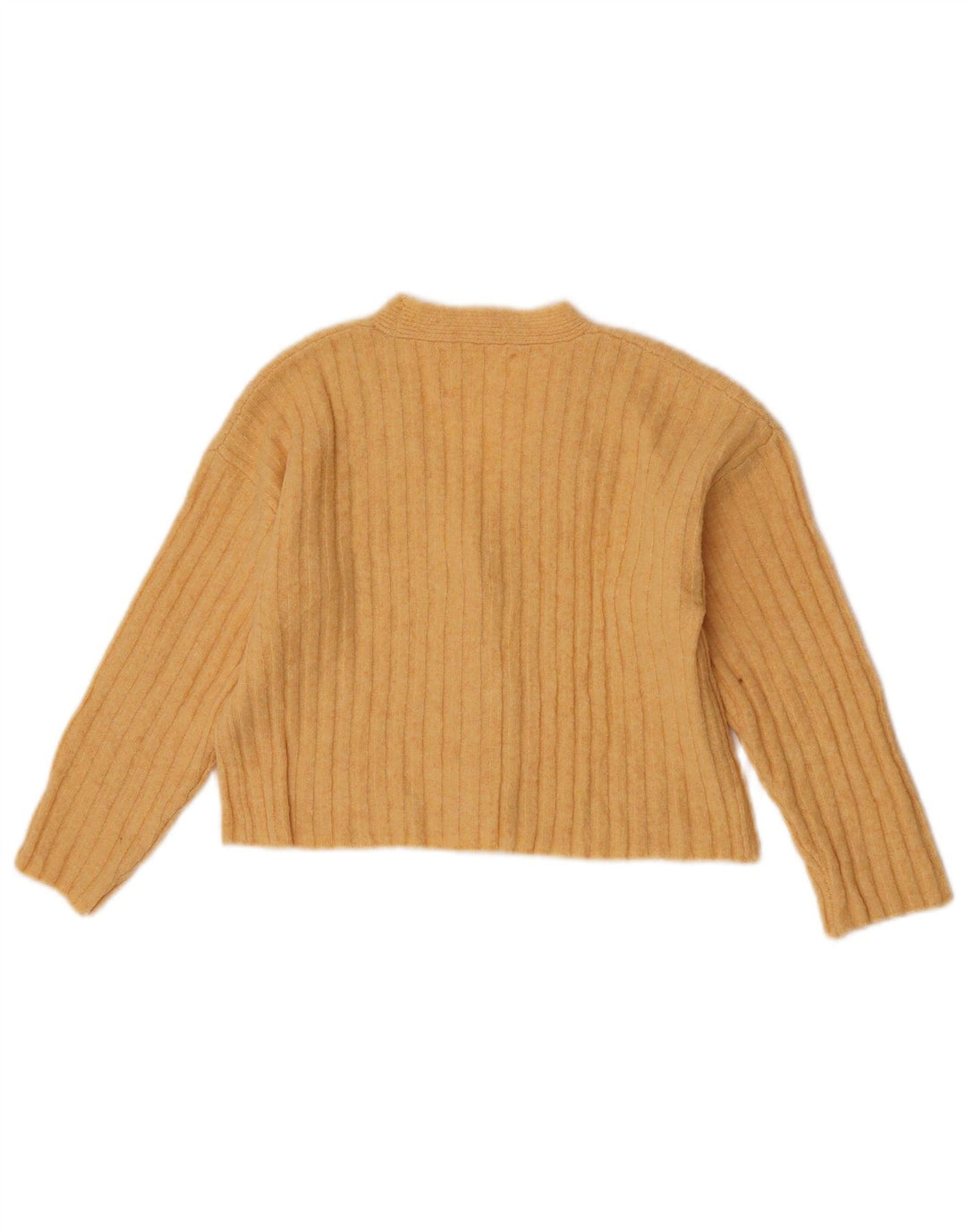 Zara Suéter Cardigan Meninas 6-7 Anos Amarelo