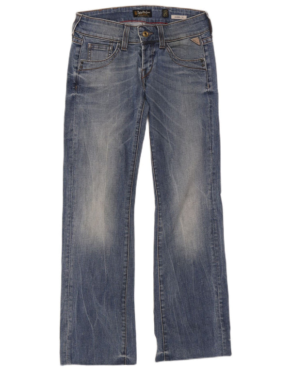 Jeans feminino Replay Rabbler Bootcut W25 L32 azul algodão
