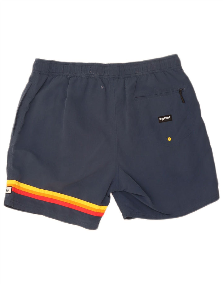 Rip Curl Shorts de banho masculino médio azul marinho listrado poliamida