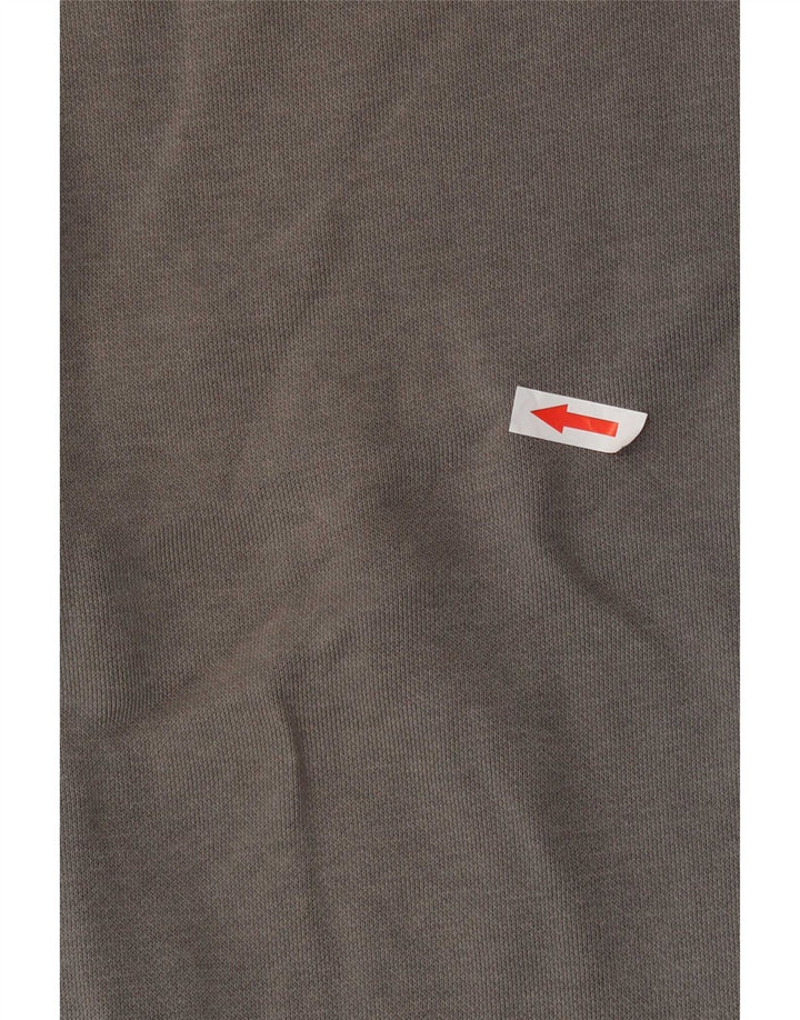 Calça esportiva masculina Puma Joggers cinza médio algodão colorblock
