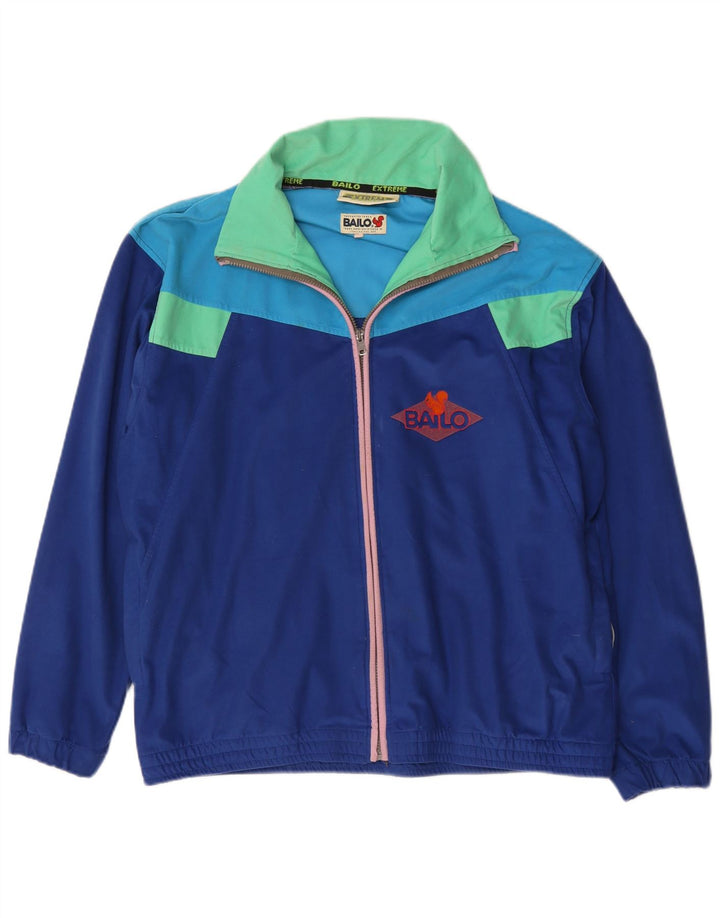 Bailo Mens Treino Top Jacket IT 54 XL Azul Colourblock Poliéster