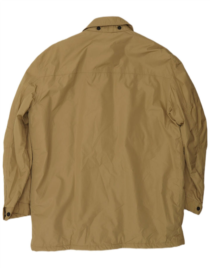 Jaqueta utilitária masculina Paul & Shark UK 42 XL poliéster bege