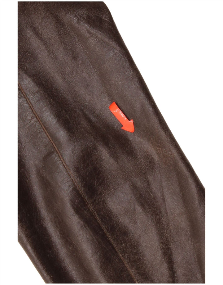 Jaqueta blazer feminina de 2 botões Massimo Rebecchi IT 46 grande marrom