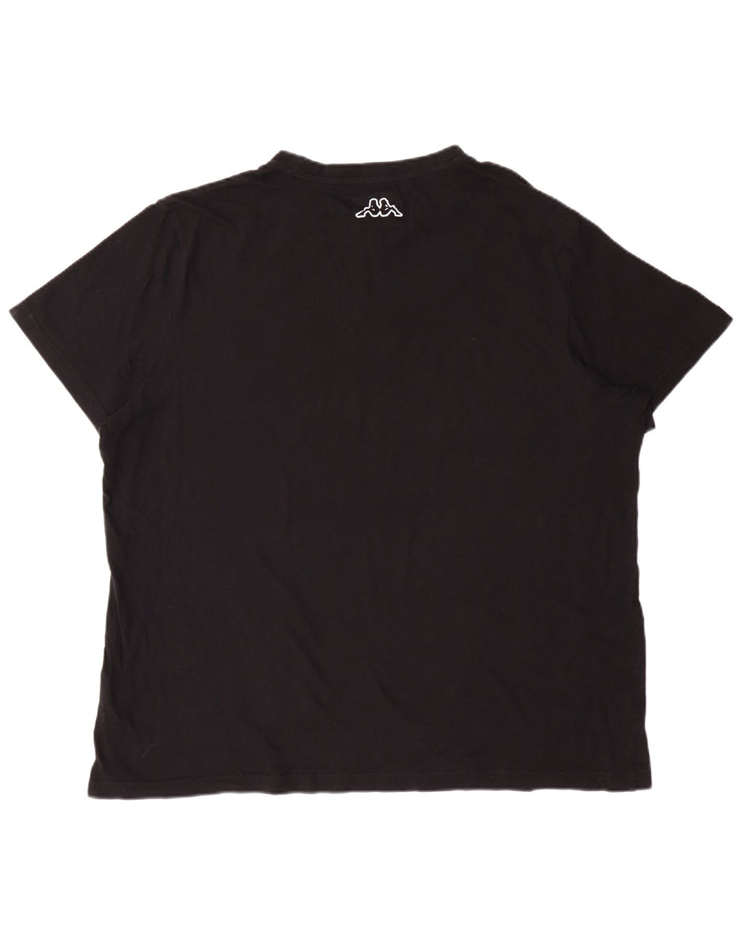 Camiseta gráfica masculina KAPPA Top 2XL algodão preto
