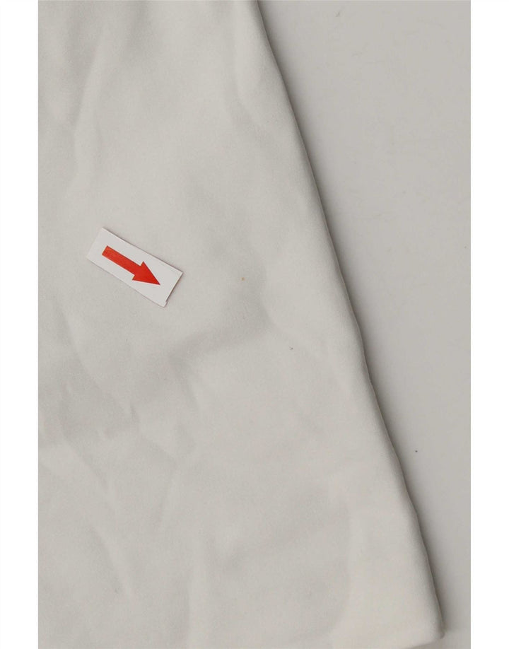 Shorts chino feminino Zara XS W24 poliéster branco