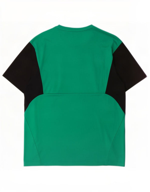 Puma Mens Cliftonville FC Camiseta Top Grande Verde Colorblock Poliéster