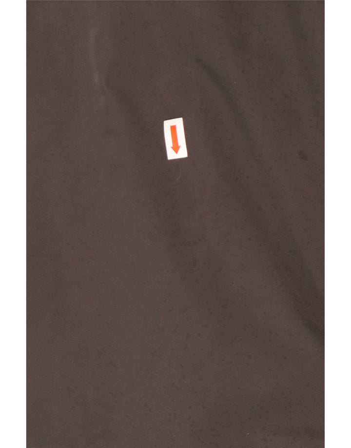 Jaqueta corta-vento masculina Zara UK 40 grande poliéster preto