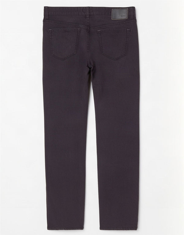 Calça casual reta masculina Hugo Boss W33 L32 algodão azul marinho