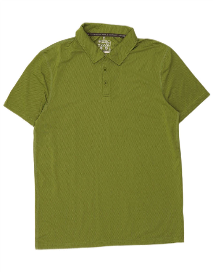 Camisa polo masculina Mountain Warehouse verde médio