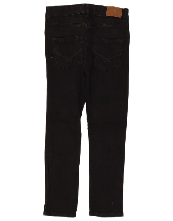 US Polo Assn. Jeans Skinny Meninos 10-11 Anos W26 L23 Algodão Preto